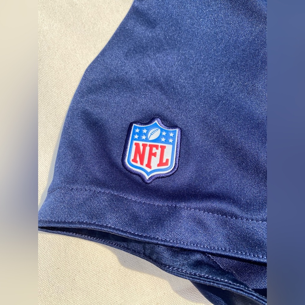 Nike x NFL Blue Gold St.Louis Rams Dri-Fit Short Sleeve Polo Shirt XL - Picture 8 of 11